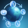 Globe-money-symbols